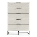 Marbella - Italian Modern White Marble Chest