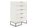 Marbella - Italian Modern White Marble Chest