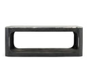 Marco - Modern Black & White Granite End Table