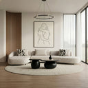 Marge - Contemporary Beige Sectional Sofa