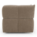 Marisol - Modern Taupe Fabric Swivel Accent Chair