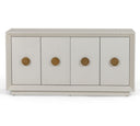 Marjorie - Modern Cream & Brushed Gold Buffet