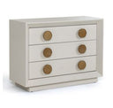 Marjorie - Modern Cream & Brushed Gold Dresser