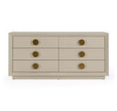 Marjorie - Modern Cream & Brushed Gold Buffet