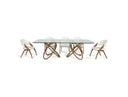 Mason & Lucas Modern Walnut Dining Set