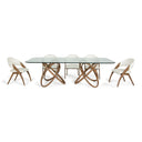 Mason & Lucas Modern Walnut Dining Set
