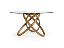 Prospect - Modern Round 59" Walnut Dining Table