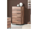 Matteo Italian Modern Walnut Chest