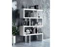Maze - Elm Grey & Gold Bookcase