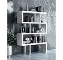 Chelsey- Modern White and Stainless Steel Desk