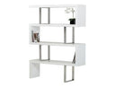 Maze Modern White High Gloss Bookcase
