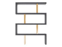 Maze Modern Walnut Bookcase