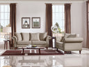 Nadine Transitional Beige Fabric Sofa