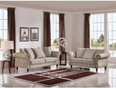 Nadine Transitional Beige Fabric Sofa