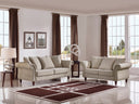 Nadine Transitional Beige Fabric Sofa