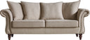 Nadine Transitional Beige Fabric Sofa