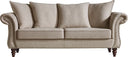 Nadine Transitional Beige Fabric Sofa