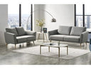 Benham Modern Grey Fabric Sofa