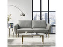 Benham Modern Grey Fabric Sofa