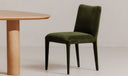 Calla Dining Chair Green Velvet - Set Of Two