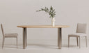 Calla Dining Chair Light Grey - Set Of Two