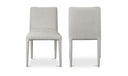 Calla Dining Chair Light Grey - Set Of Two