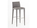 Medford Mid-Century Grey Fabric Bar Stool