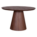 Casablanca 54" Round Dining in Toffee Nut