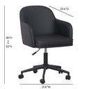 Sydney Performance Vegan Leather Office Desk Chair