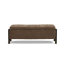 Abby 52" Nubby Fabric Storage Bench