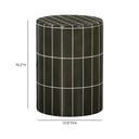 Tatiana Round Concrete Indoor/Outdoor Side Table by TOV Furniture, view 15