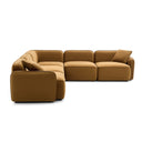 Travie 5-Piece Honey Modular L-Sectional by TOV Furniture, view 2