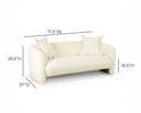 Lou 71.5" Loveseat