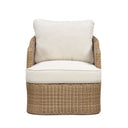 Axel Cream Boucle Outdoor Accent Chair