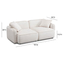 Travie 78" Modular Loveseat