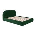 Bara Forest Green Performance Velvet Bed by TOV Furniture, view 9