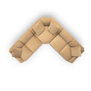 Perry 5-Piece Tan Modular L-Sectional by TOV Furniture, view 4