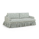 Gertrude 90" Floral Performance Linen Weave Sofa