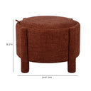 Bellamy Railroad Chenille Storage Stool With Reversible Tray Top by TOV Furniture, view 16