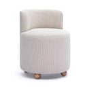Hakuna Cream Performance Boucle Desk Chair