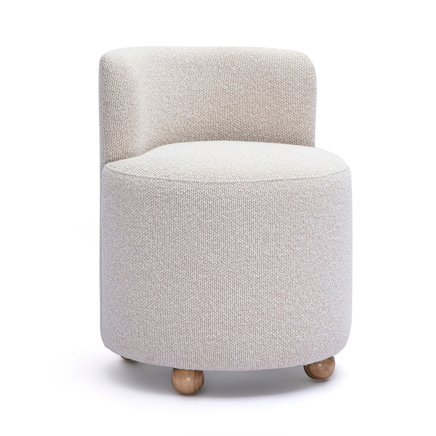 Hakuna Cream Performance Boucle Desk Chair