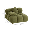 Calliope Performance Modular Corner Chair by TOV Furniture, view 7