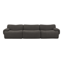 Zenith 116.5" Contract-Grade Upcycled Fabric Modular Sofa