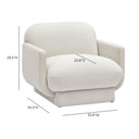 Azalea Performance Velvet Accent Chair by TOV Furniture, view 6