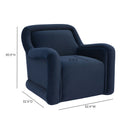Charli Performance Swivel Chair by TOV Furniture, view 6