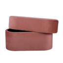Andrea Performance Velvet Storage Bench (31"-50") by TOV Furniture, view 18