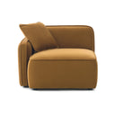Travie Honey Modular Corner Armchair by TOV Furniture, view 8