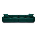 Perry Deep Green Modular Sofa (96"-124") by TOV Furniture, view 6