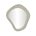 Orpheus 35"X31" Ribbed Faux Stone Wall Mirror