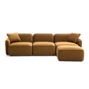 Travie 4-Piece Honey Modular Sectional by TOV Furniture